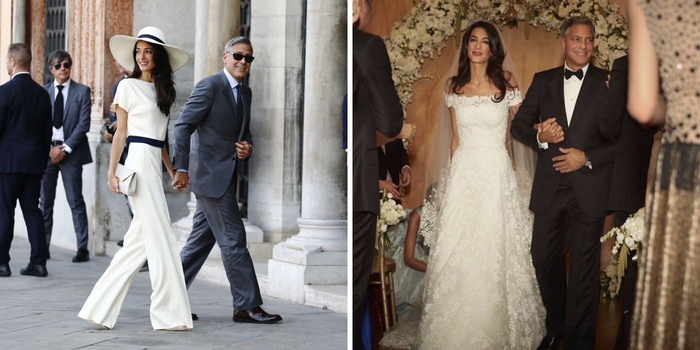 The Yellow Stella McCartney Dress Amal Clooney Wore To Meghan And Harry's  Wedding Is Now For Sale | British Vogue | British Vogue