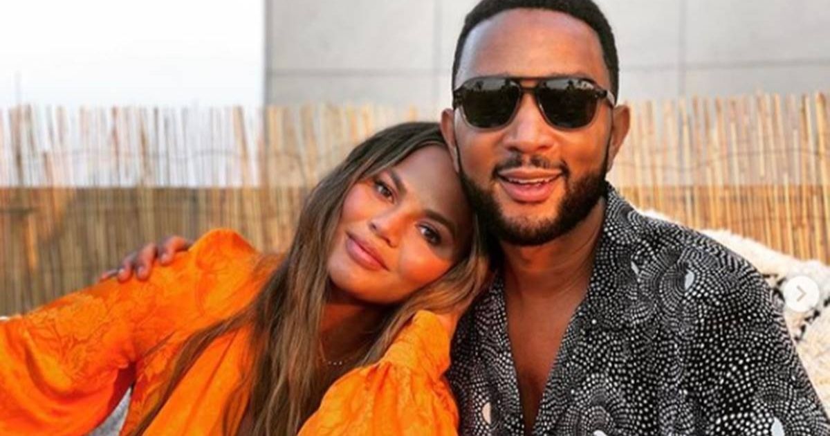 chrissy teigen and john legend are on vacation in st barts