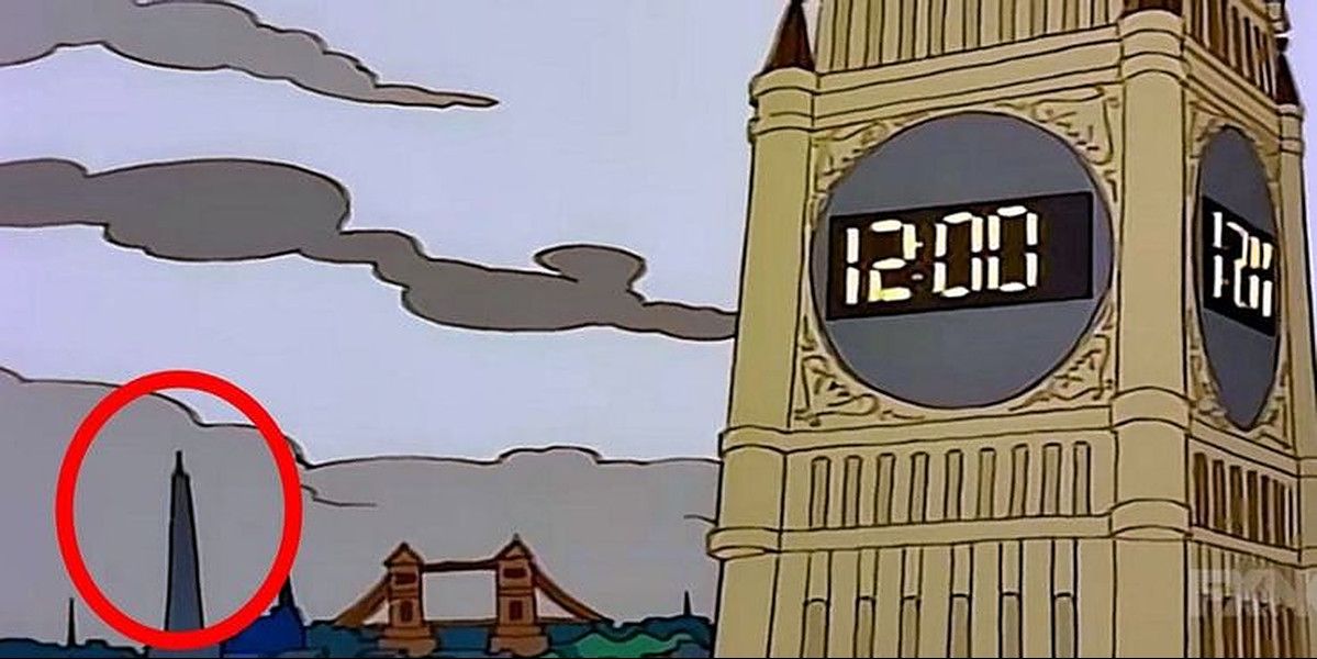 the shard on the simpsons