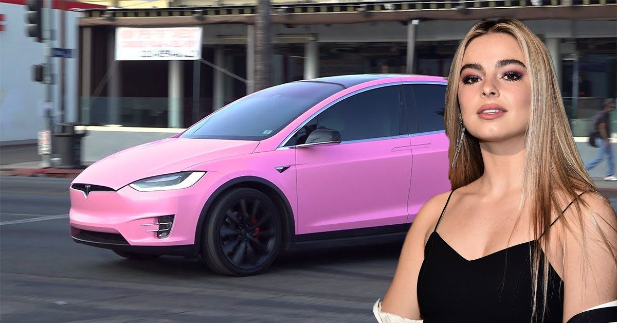 Celebrities Flock To Praise Addison Rae’s Pink Tesla Teaser