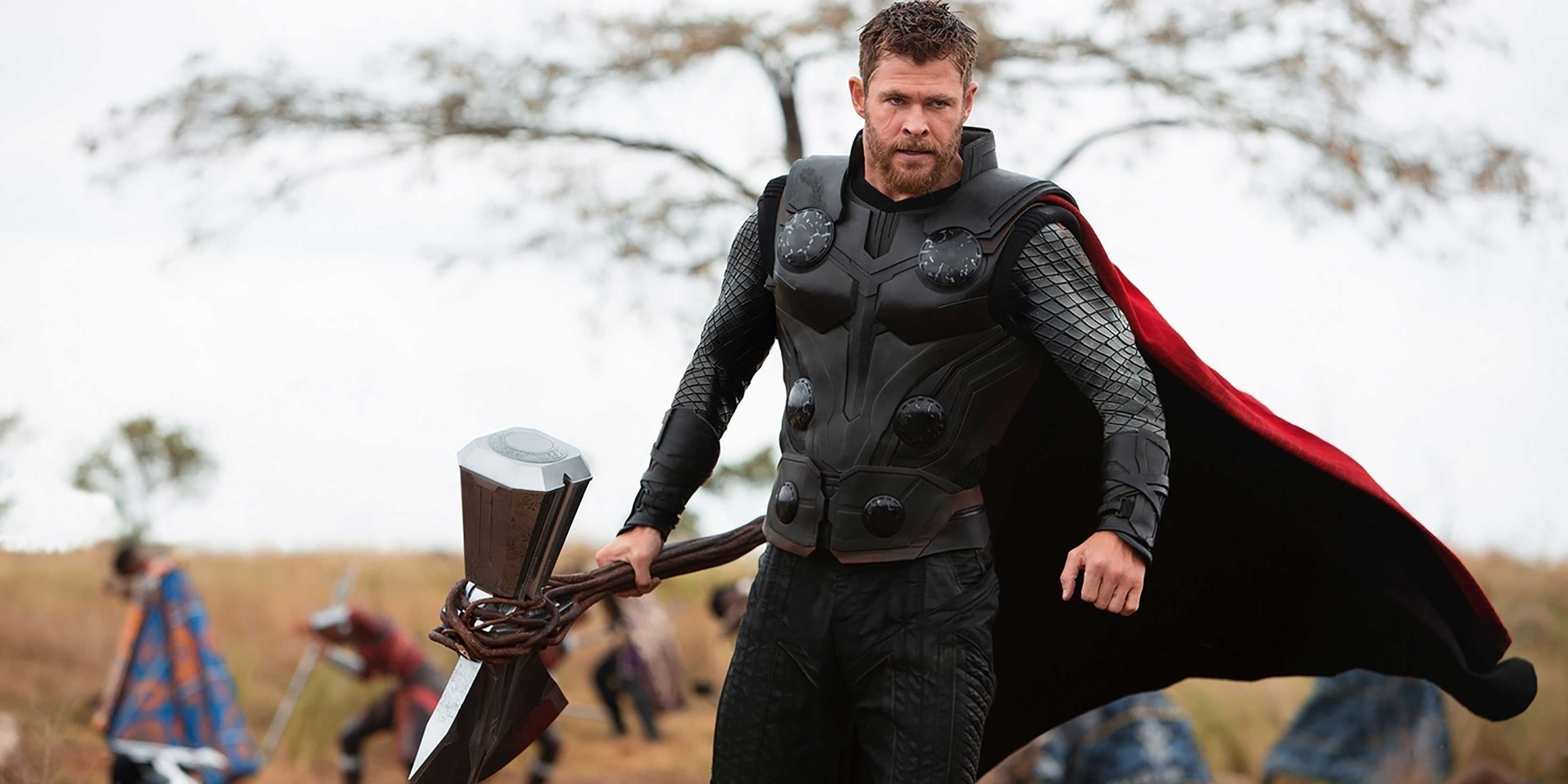 Chris Hemsworth in Avengers Infinity War