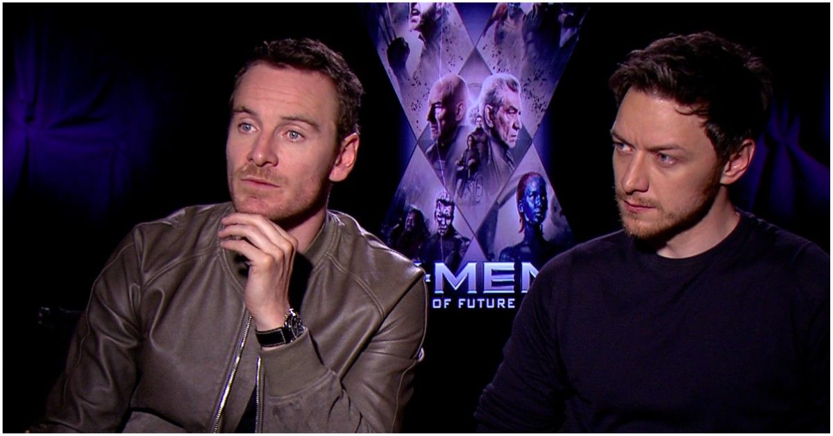 James McAvoy and Michael Fassbender x-men interview