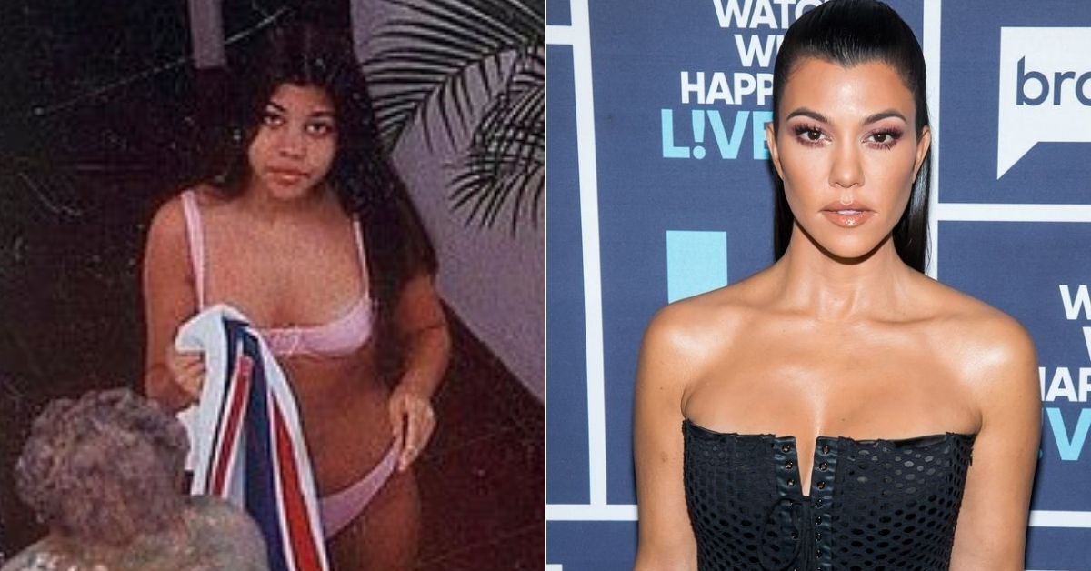 Kourtney Kardashian Is Trolled Over Throwback Snap As Fans Question Her Looks