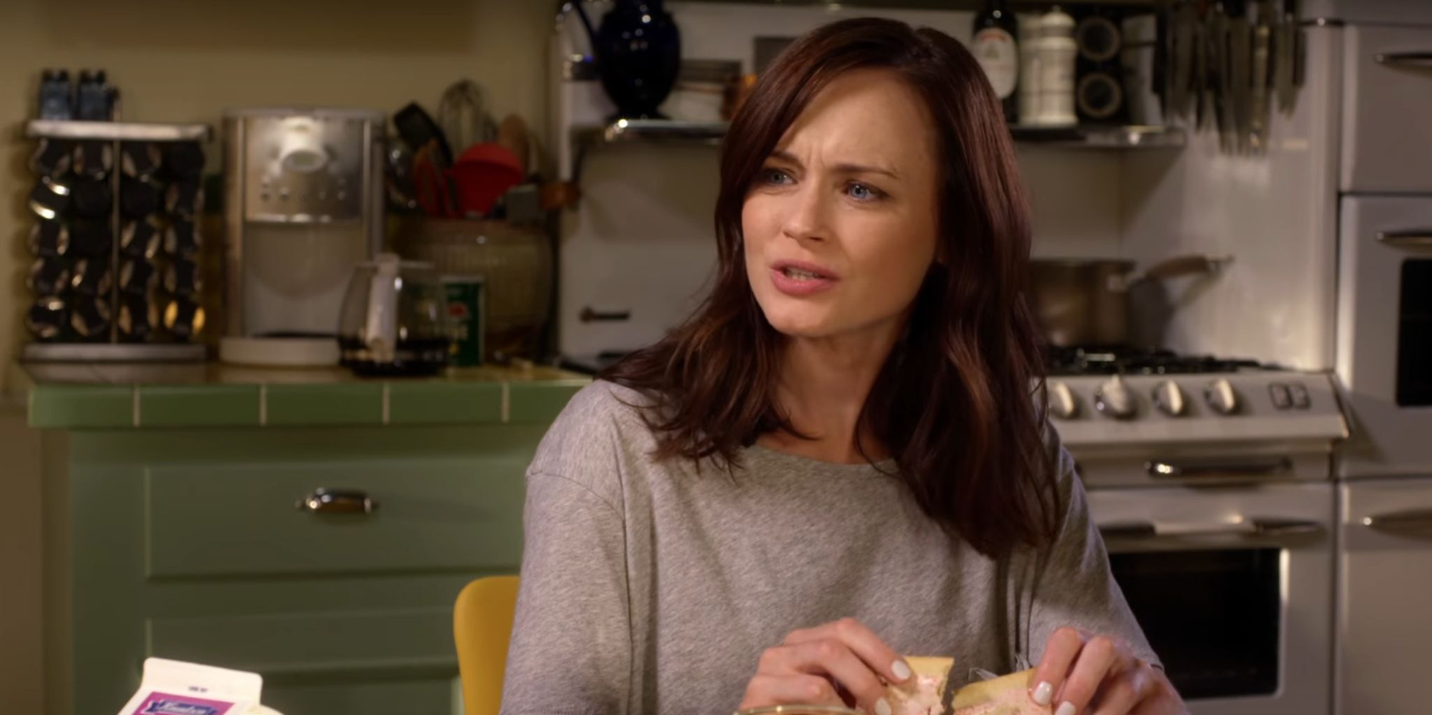 alexis bledel as rory gilmore in netflix revival gilmore girls a year in the life