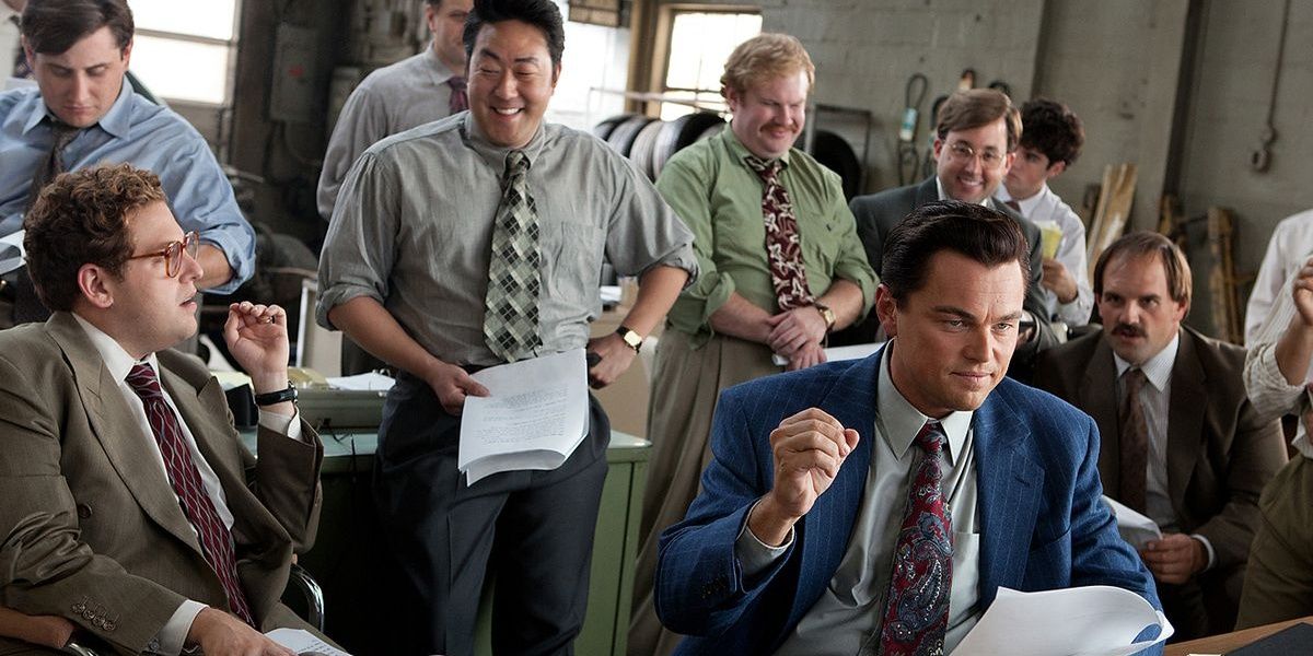 The Wolf of Wall Street scene