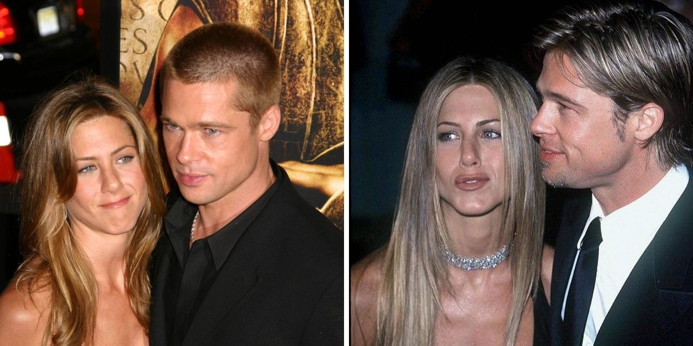 Jennifer Aniston and Brad Pitt on the red carpet throwback photos