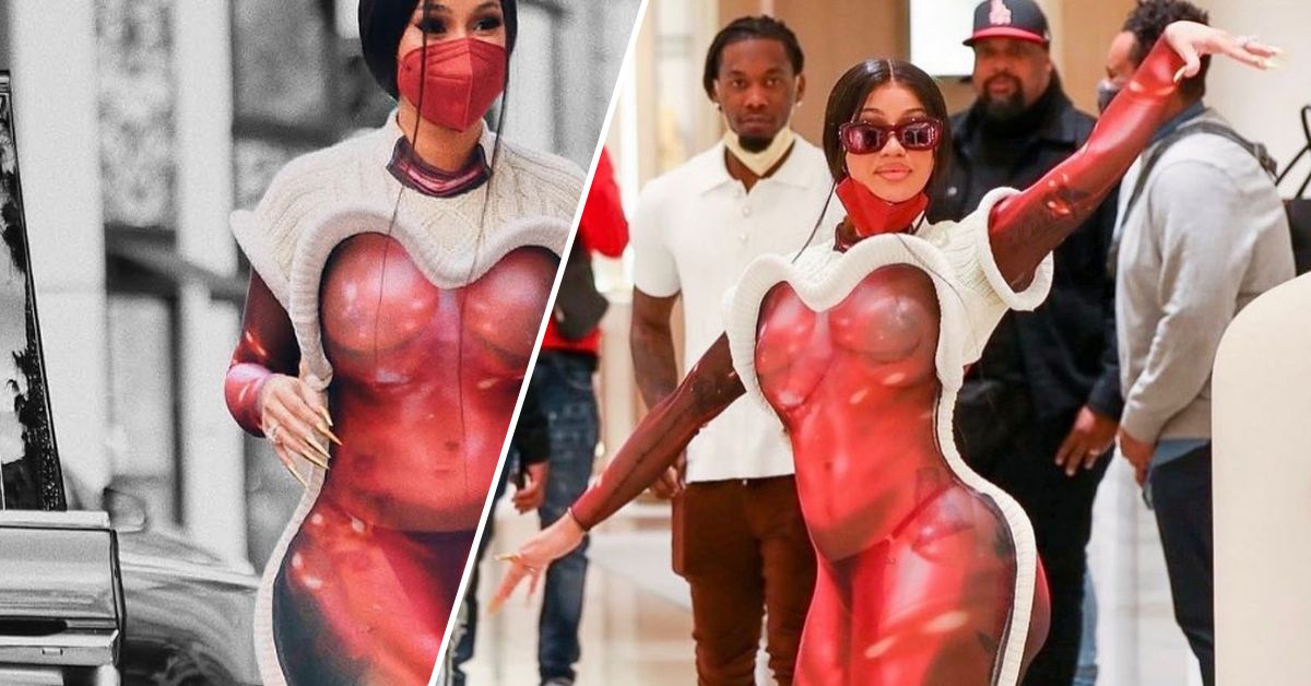 Cardi B Serves Body In A Dress That's Confusing Fans