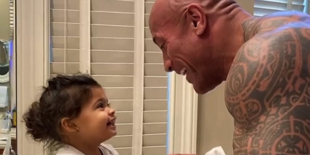Dwayne Johnson Tells The Hilarious Story Of His Youngest Daughter’s Bathroom Emergency