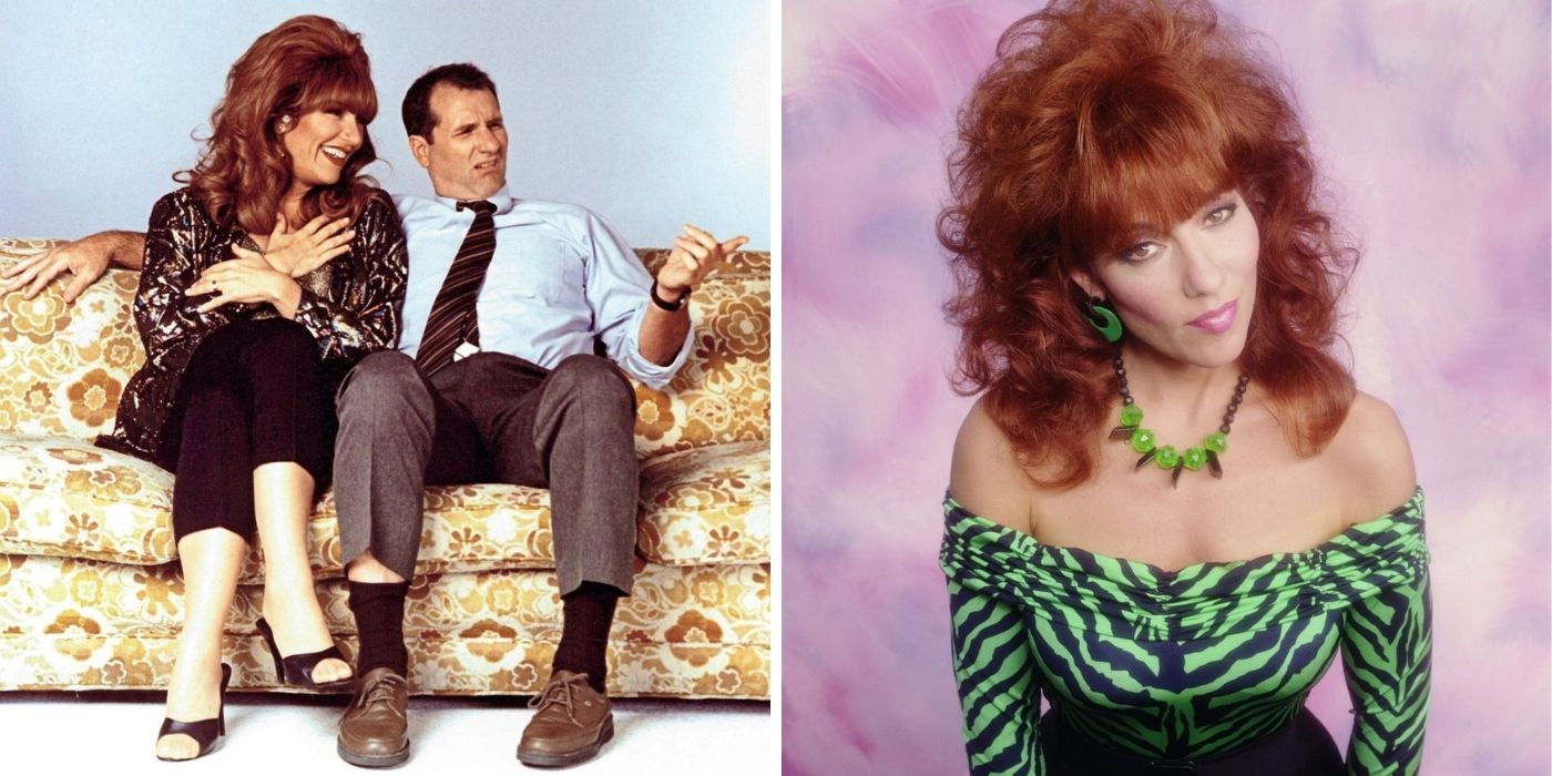 Katey Sagal and Ed O'Neill on 'Married with Children' - Katey Sagal in an '80s photo shoot as Peg Bundy