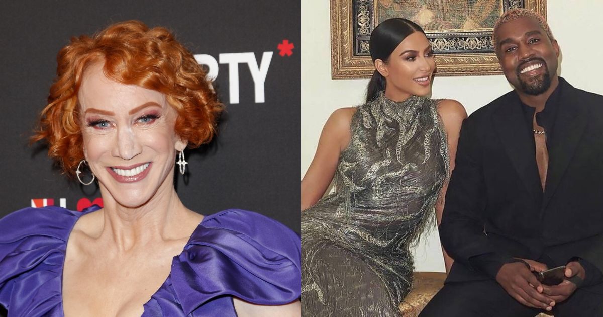 kathy griffin comments on kim and kanye divorce