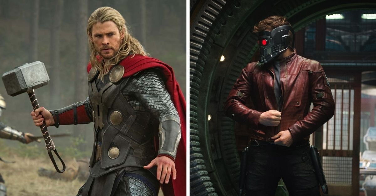 Chris Hemsworth And Chris Pratt As Thor And Star-Lord