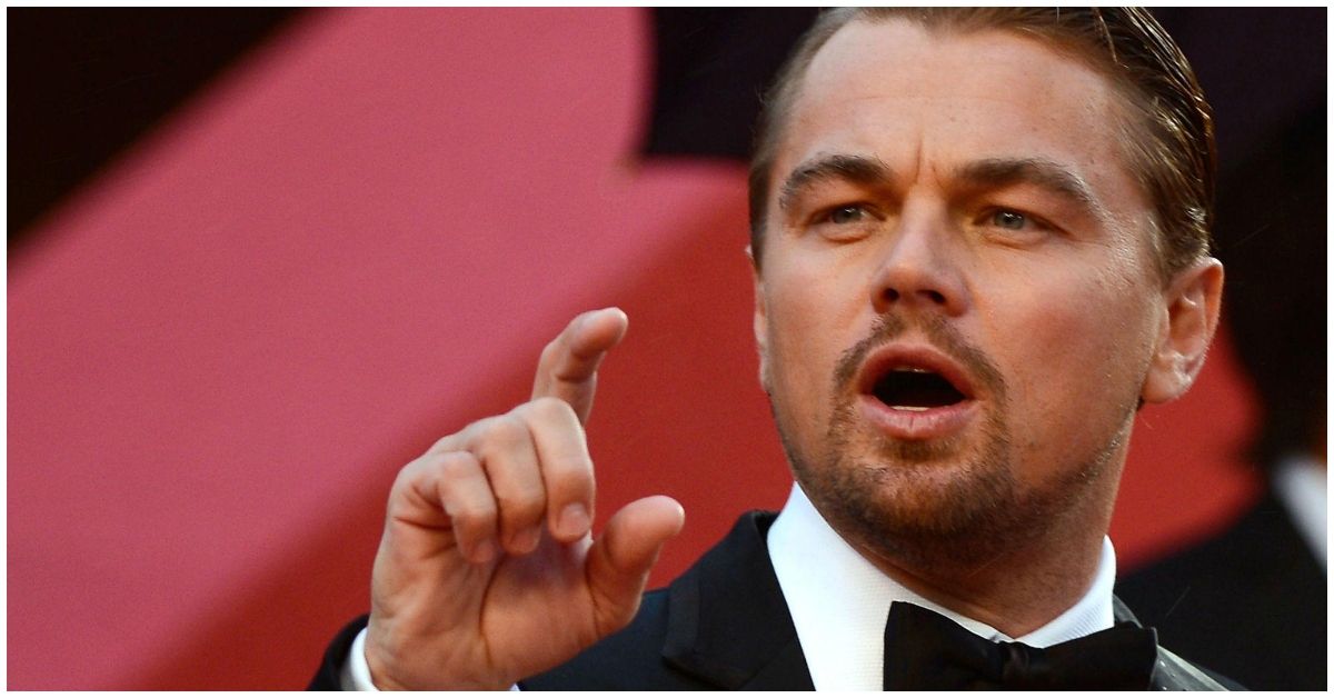 Leonardo DiCaprio not so happy