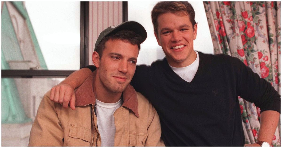 Matt Damon and Ben Affleck on Good Will Hunting