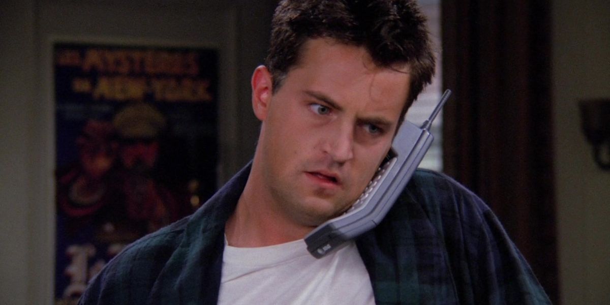 Chandler on the phone 