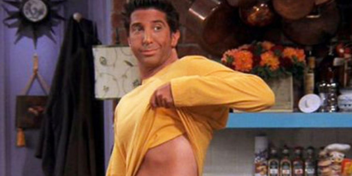 Ross showing off his tan 