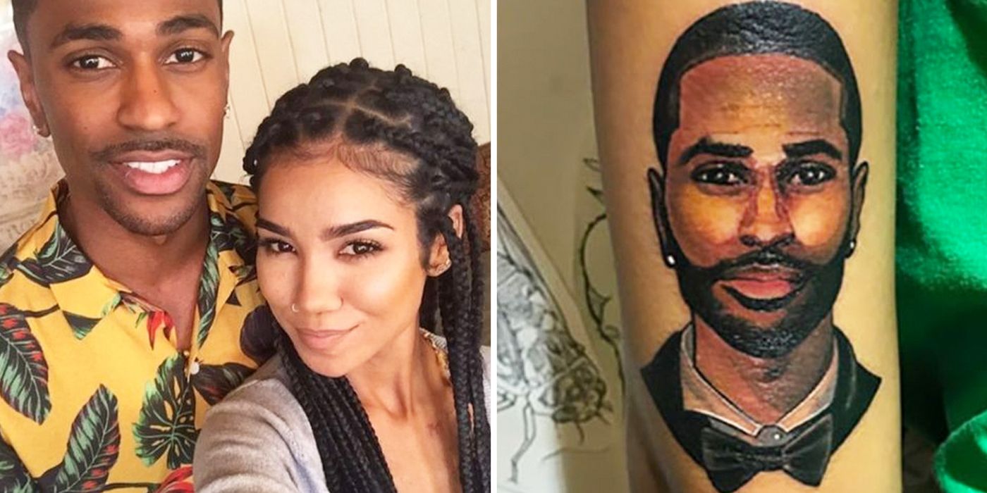 Jhene Aiko Gets Tattoo of Big Seans Face On Her Arm  HipHopNMore