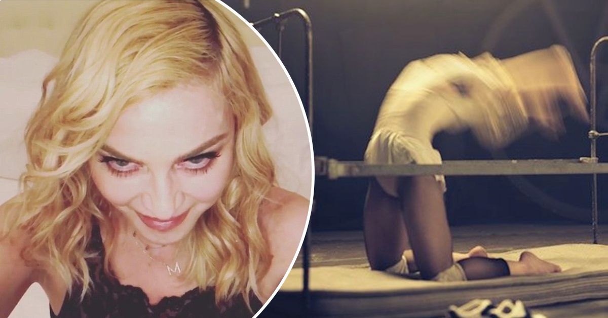 Madonna Distrurbs Fans With Beyond Creepy Throwback Video