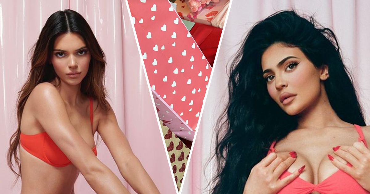 Kylie And Kendall Jenner Share Sweet BTS Footage From Valentine's Lingerie Shoot