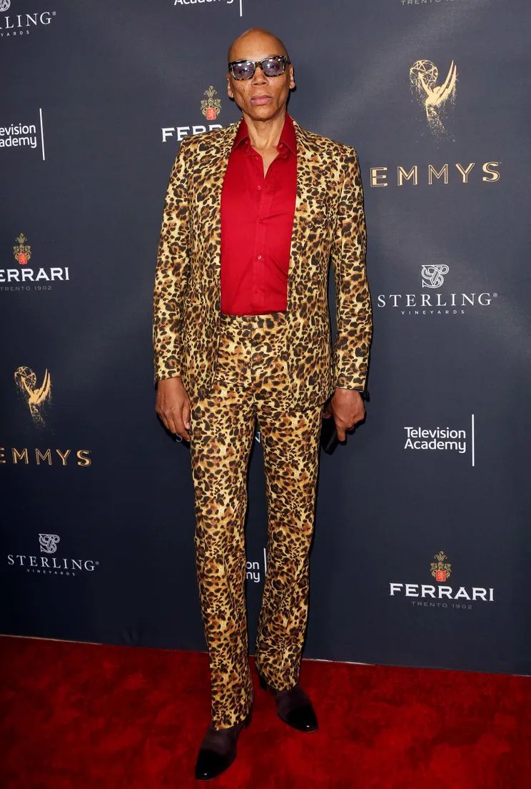Rupaul Rocks A Cheetah Print Suit 