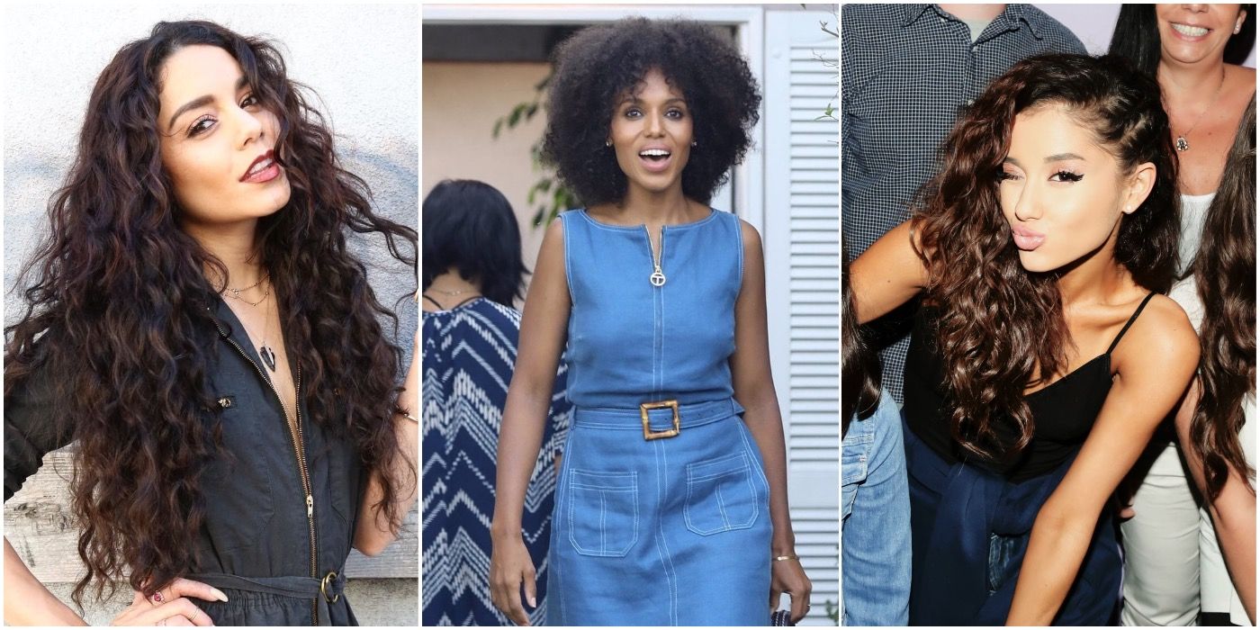 these celebrities have naturally curly hair