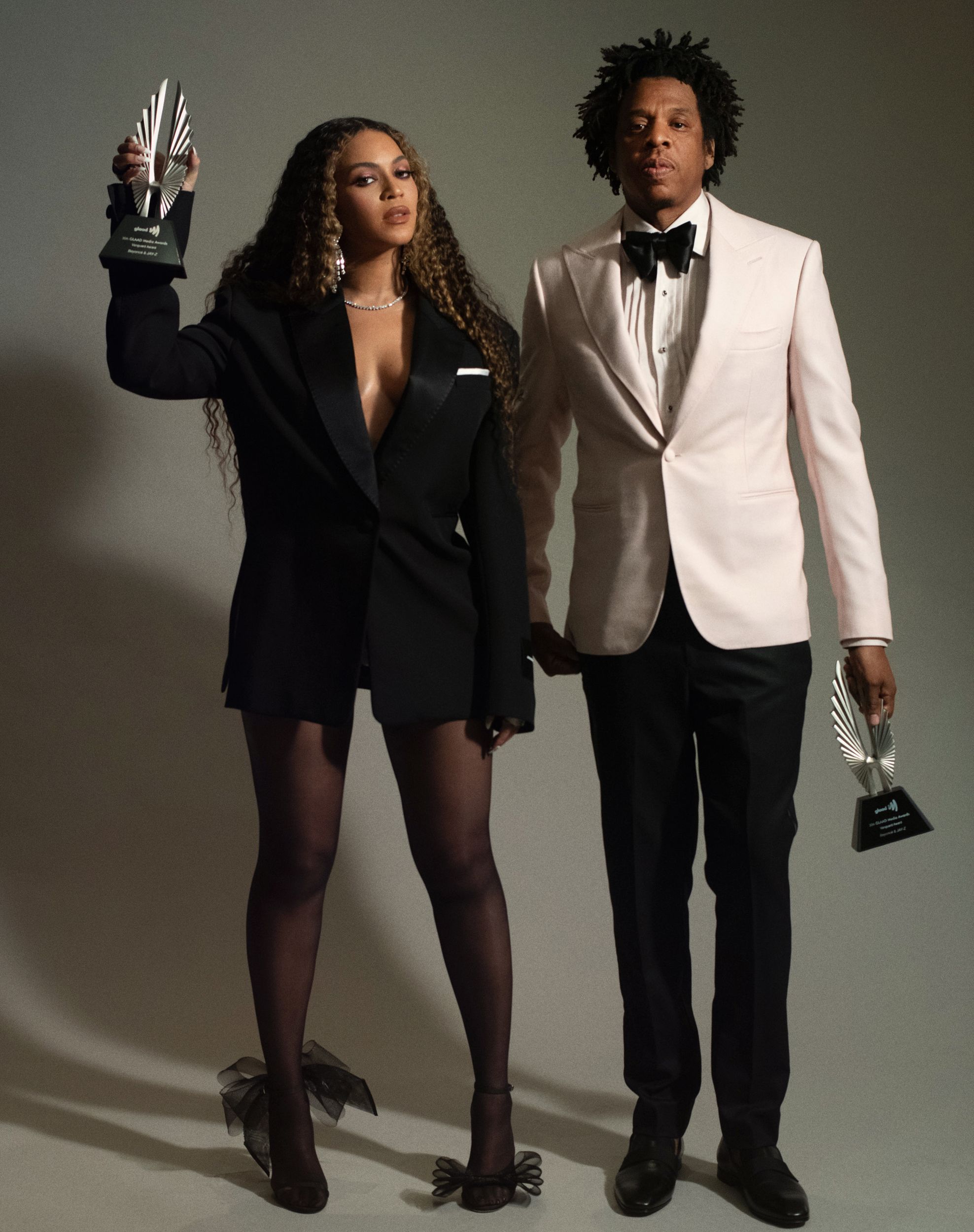 Beyonce and Jay-Z at the Glaad Awards