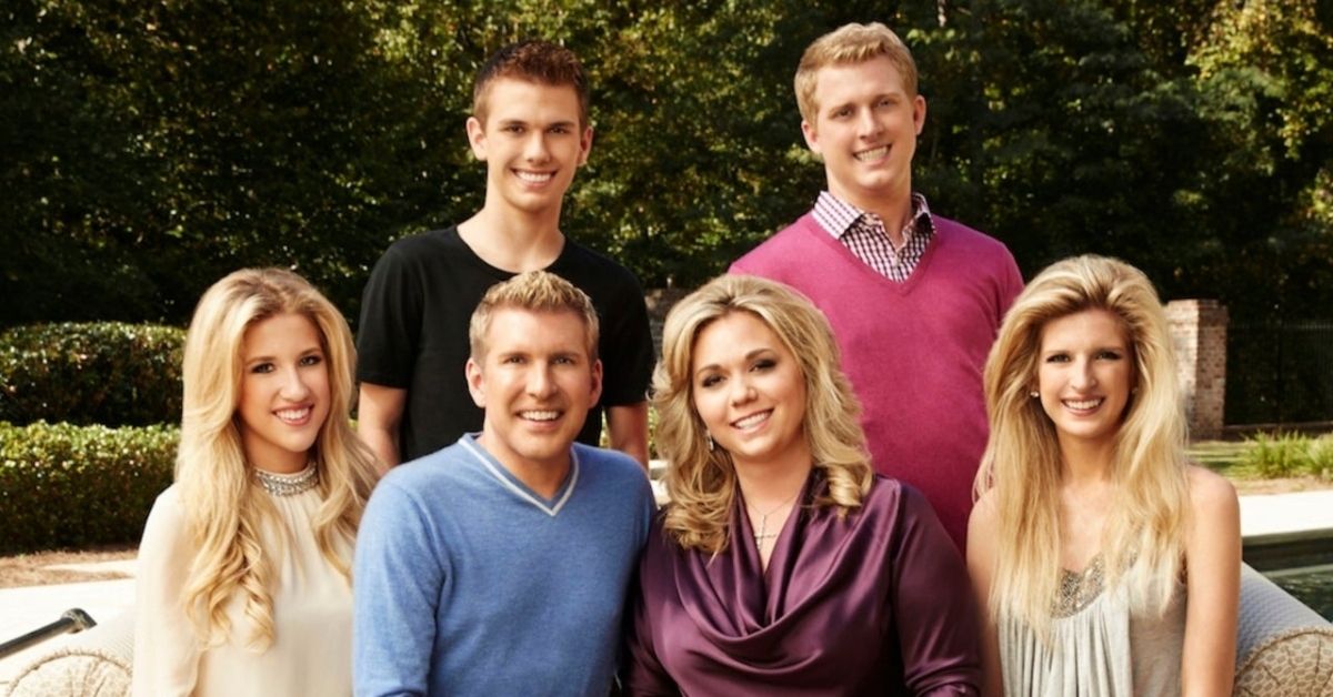 Chrisley family posing for photo featured image