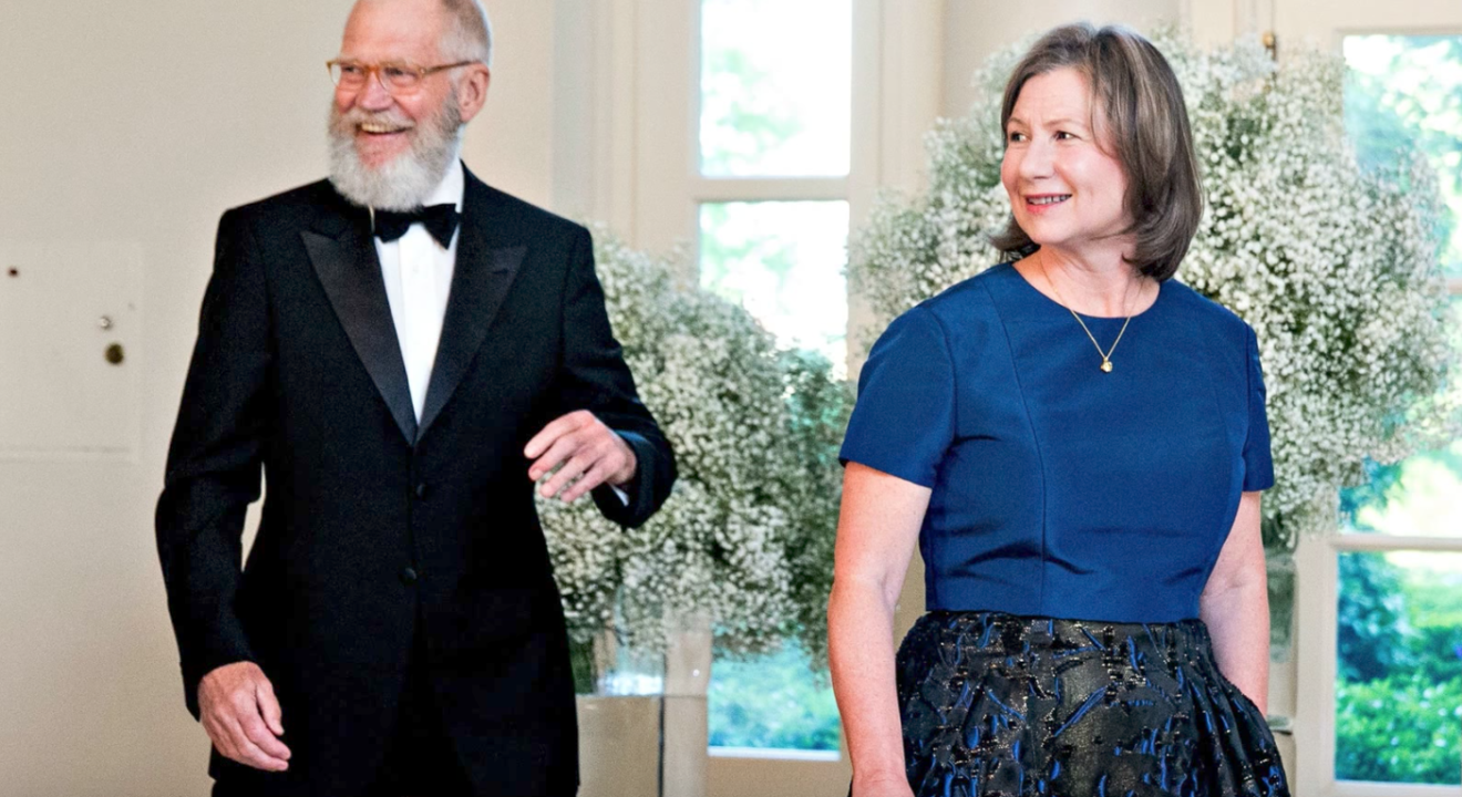 David Letterman and His Wife Regina Lasko