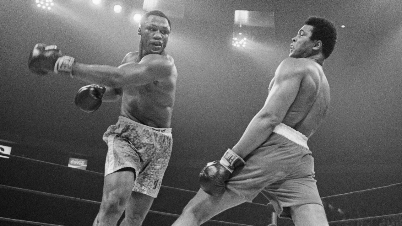 Muhammad Ali and Joe Frazier in the Ring