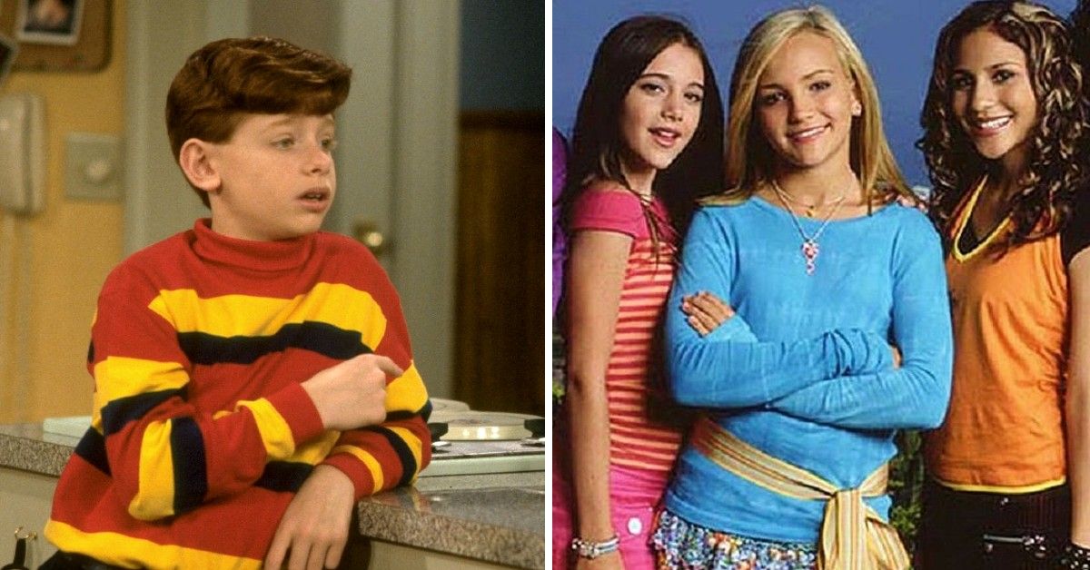 Jason Zimbler in Clarissa Explains It All and image of Zoey 101 cast