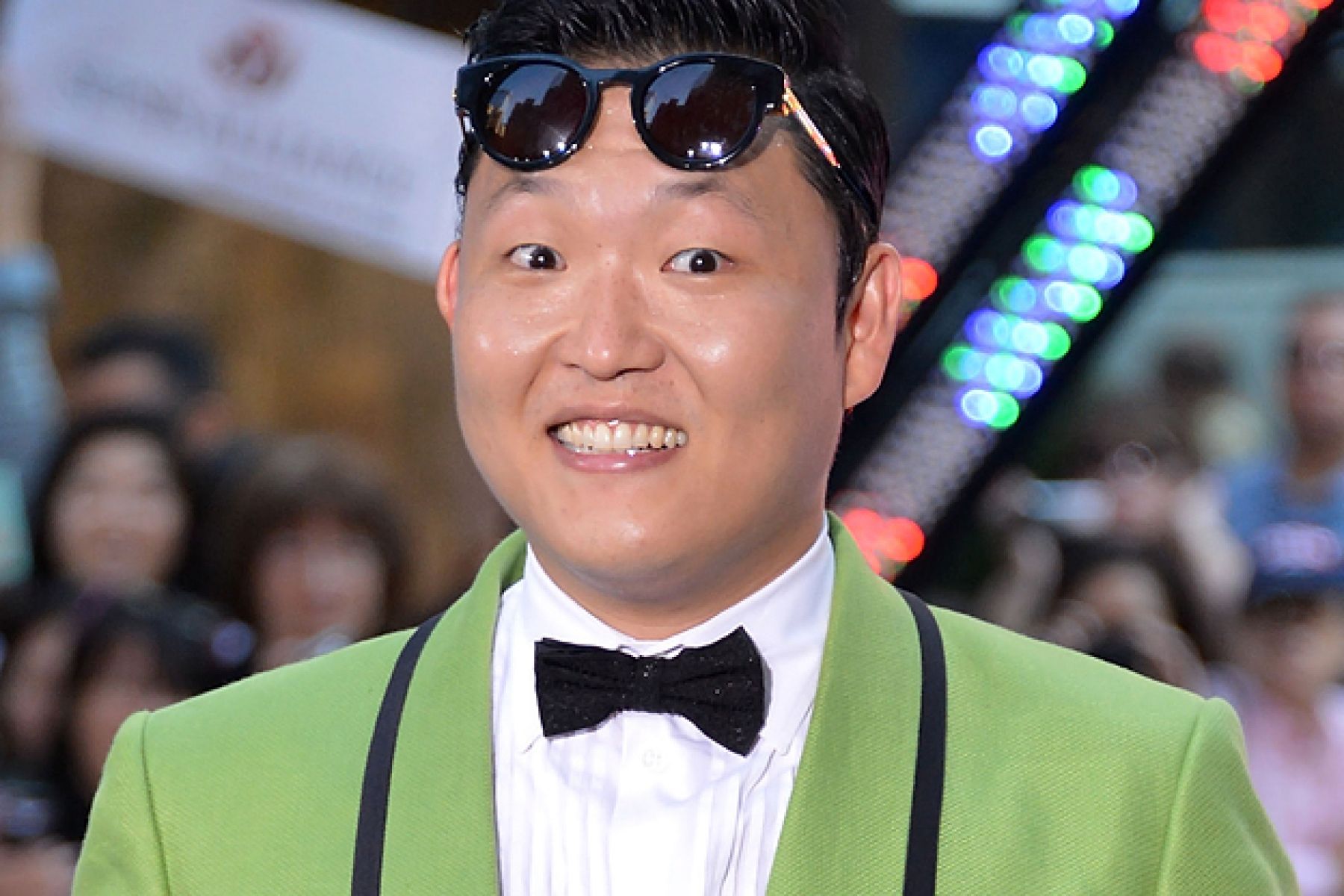 Psy Posing for Rolling Stone Magazine