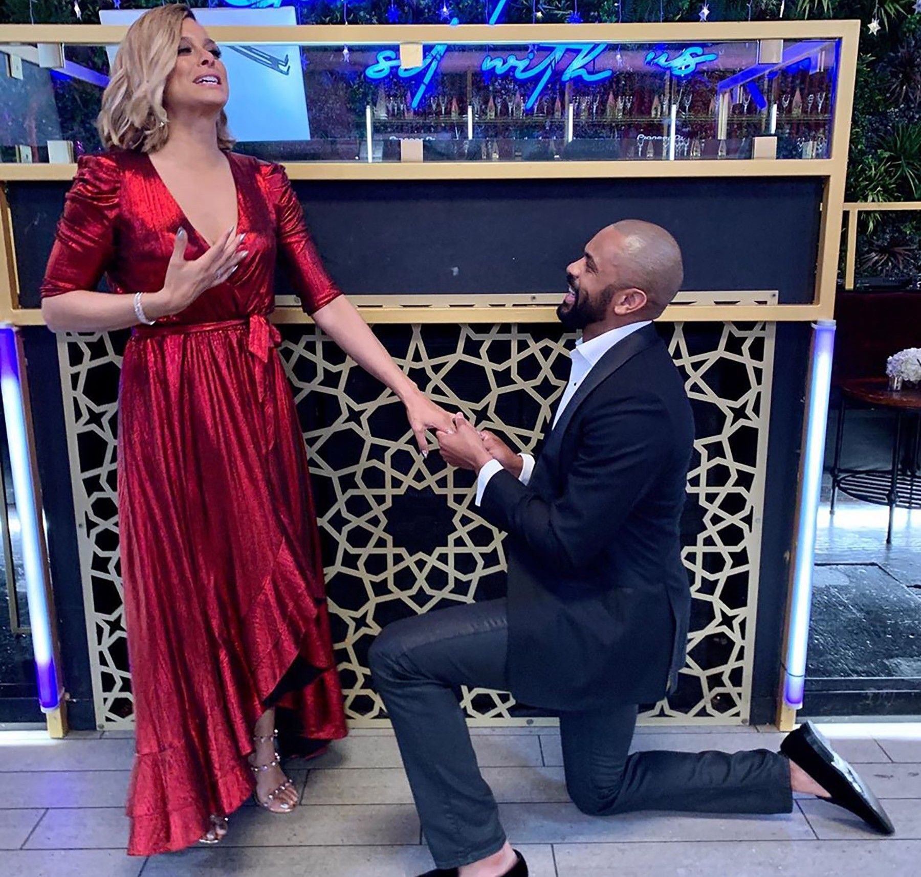 Robyn and Juan Dixon engagement