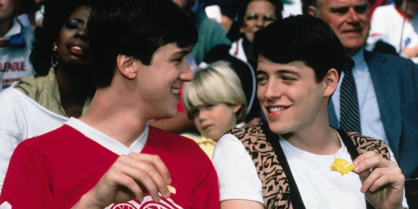 Alan Ruck and Matthew Broderick in 'Ferris Bueller's Day Off'