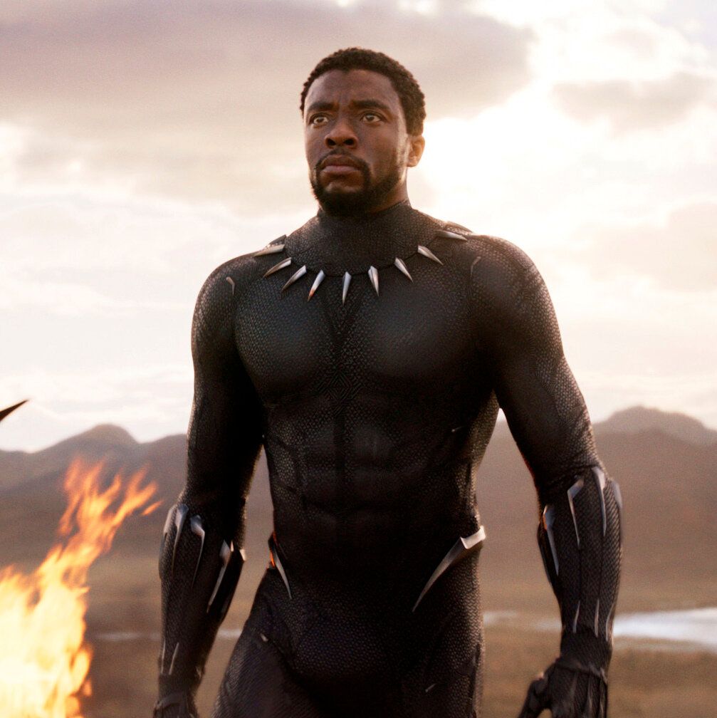 Chadwick Boseman in the Marvel breakout film Black Panther
