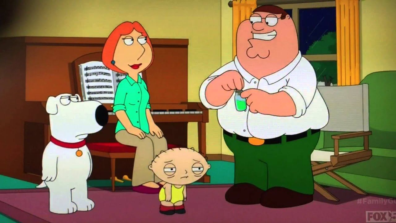 Stewie becomes a child actor