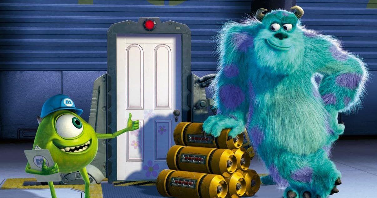 The characters Mike and Sully from the Disney Pixar animated film Monsters, Inc
