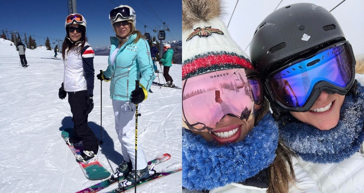 real housewives women skiing
