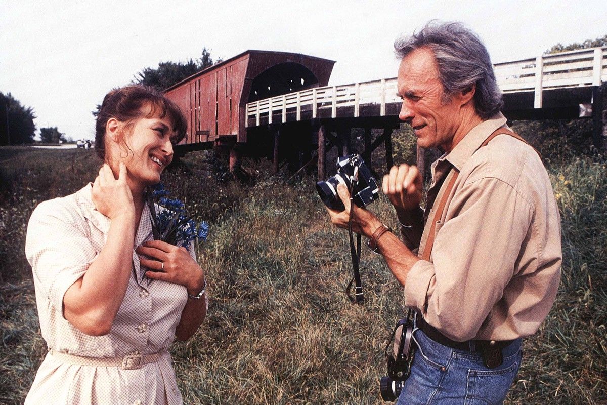 Streep and Eastwood in The Bridges of Madison County