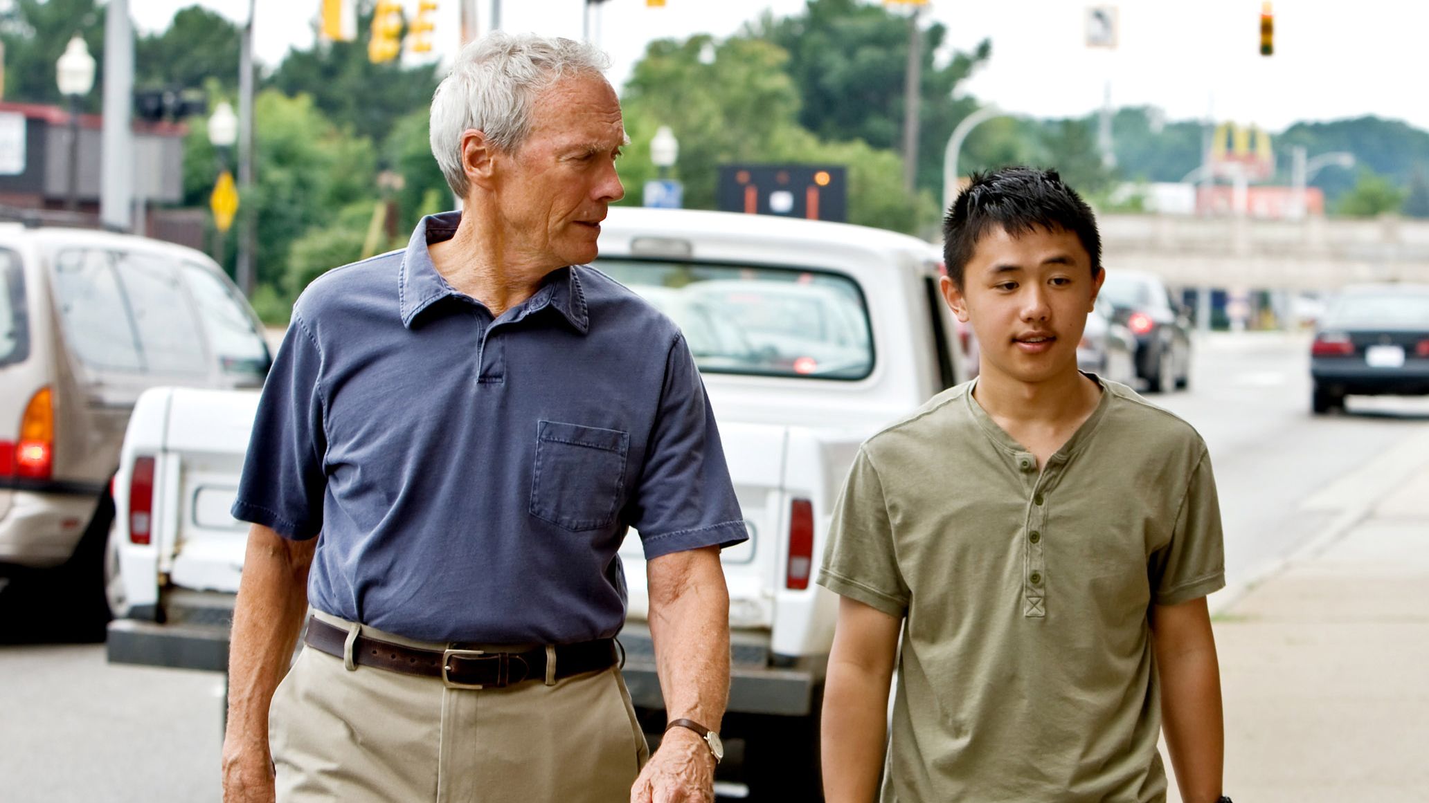 GRAN TORINO, from left: Clint Eastwood, Bee Vang, 2008. 
