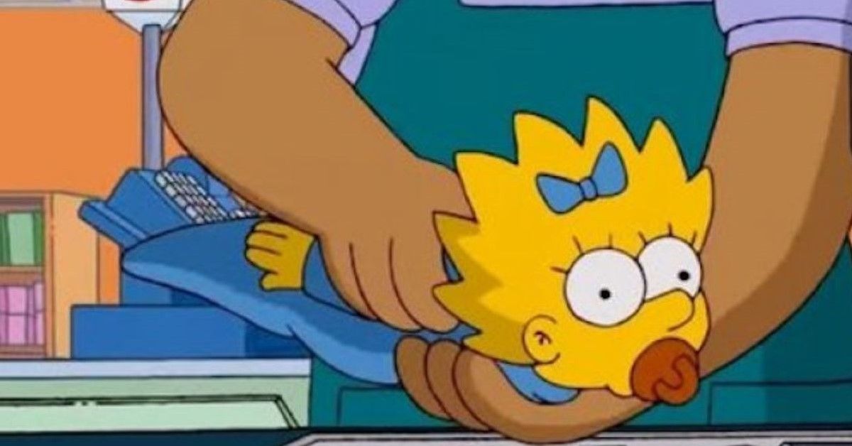 A scene from The Simpsons opening sequence 