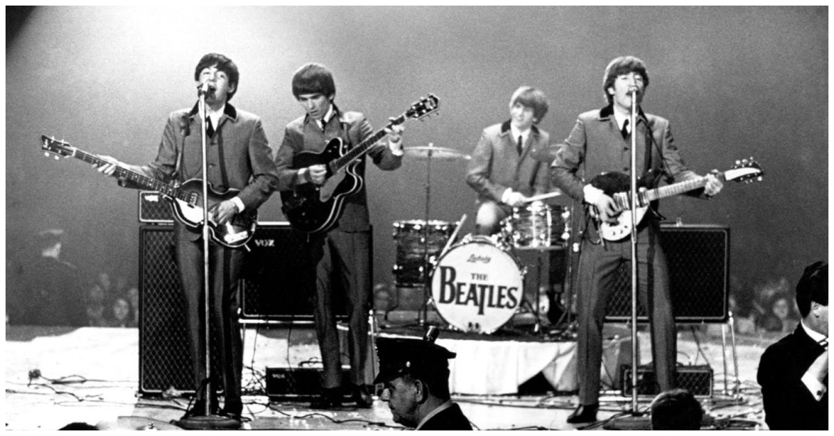 Beatles playing 1964 america