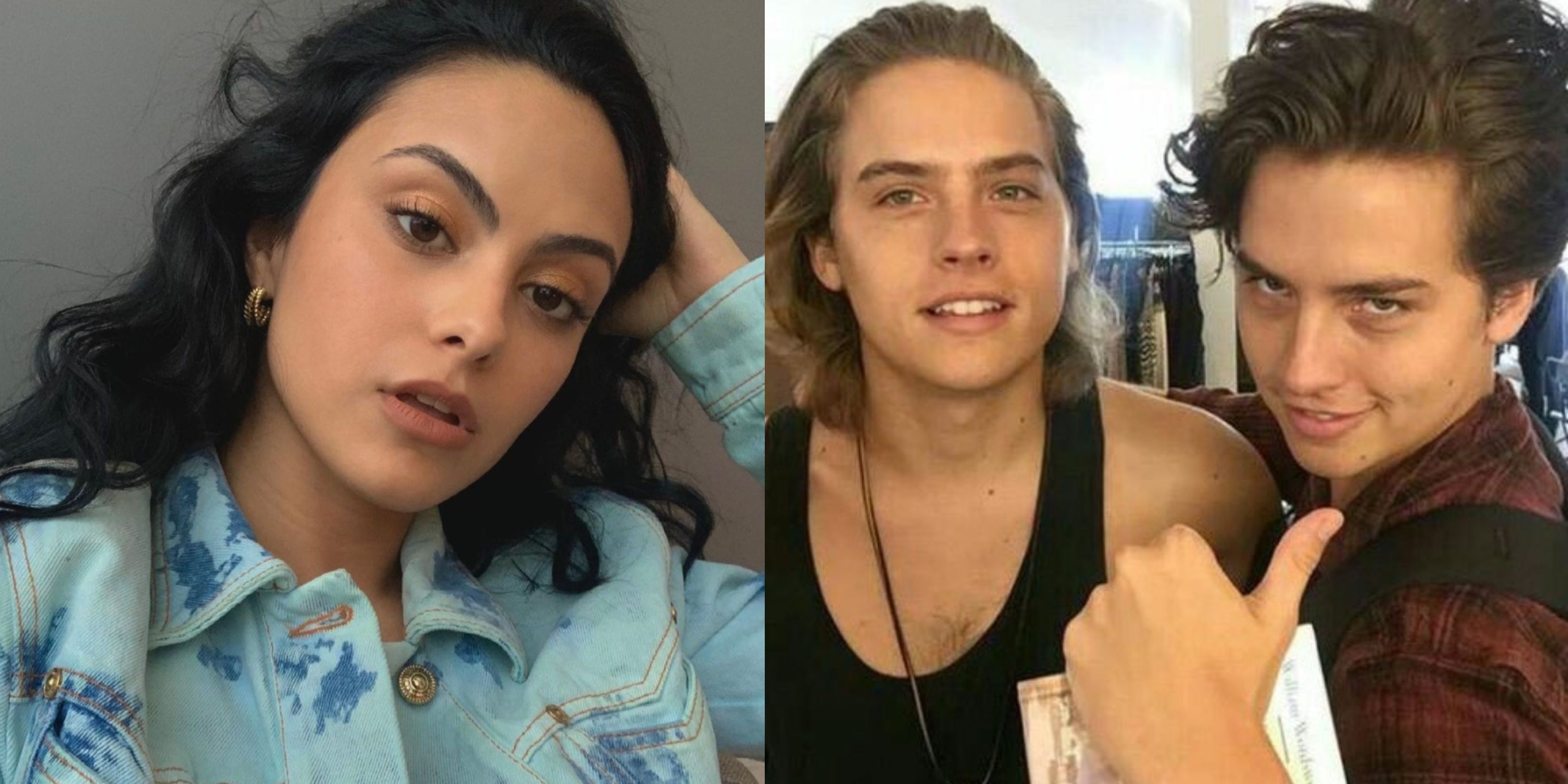 Camila Mendes and Cole and Dylan Sprouse