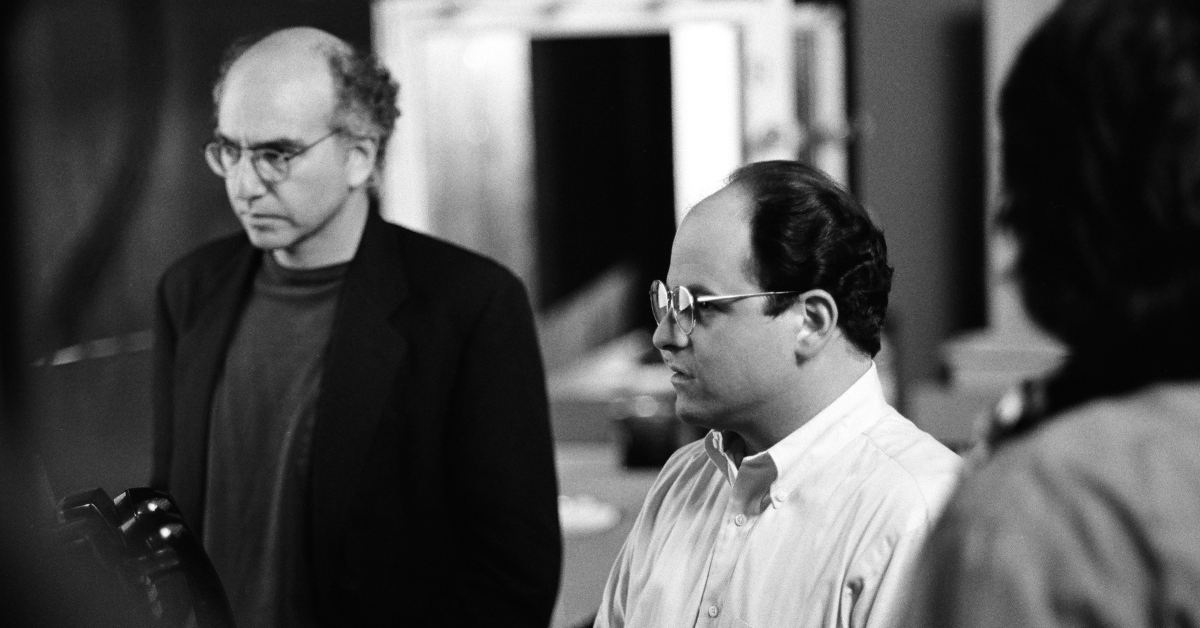 Jason Alexander and Larry David