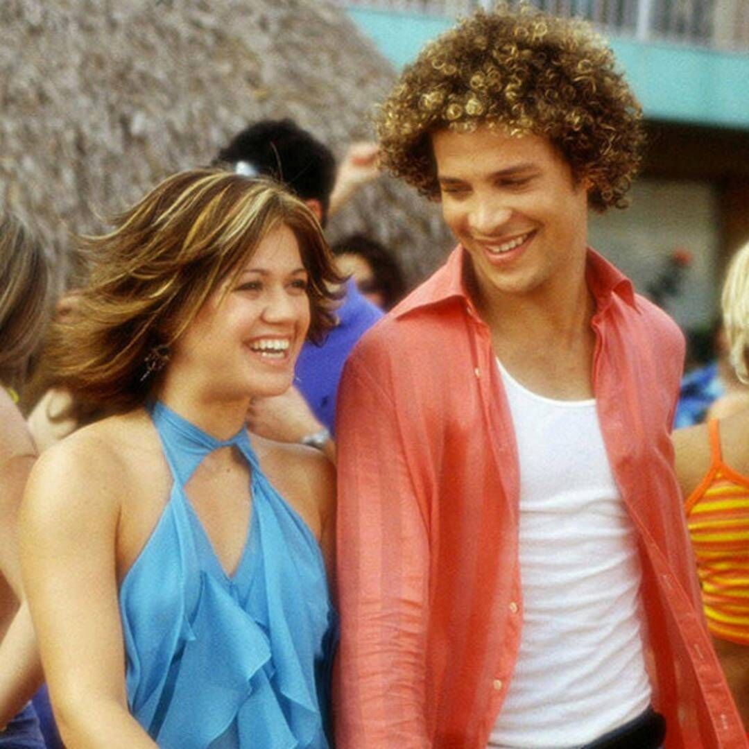Kelly Clarkson and Justin Guarini in 'Kelly to Justin'