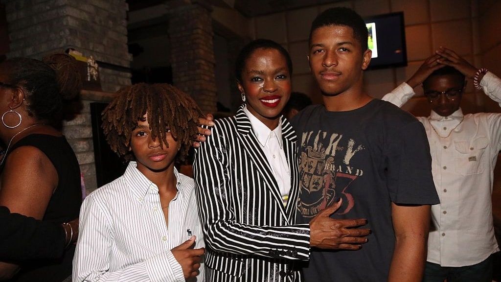 Lauryn Hill and her kids