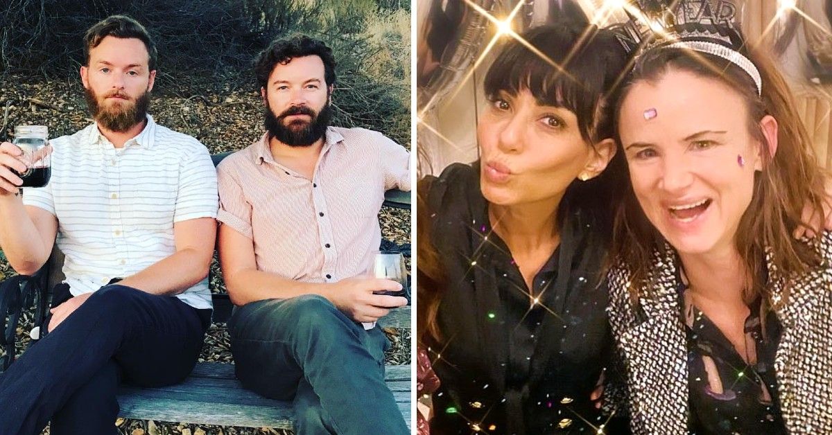 Danny Masterson and brother with Mirasol Nichols and Juliette Lewis