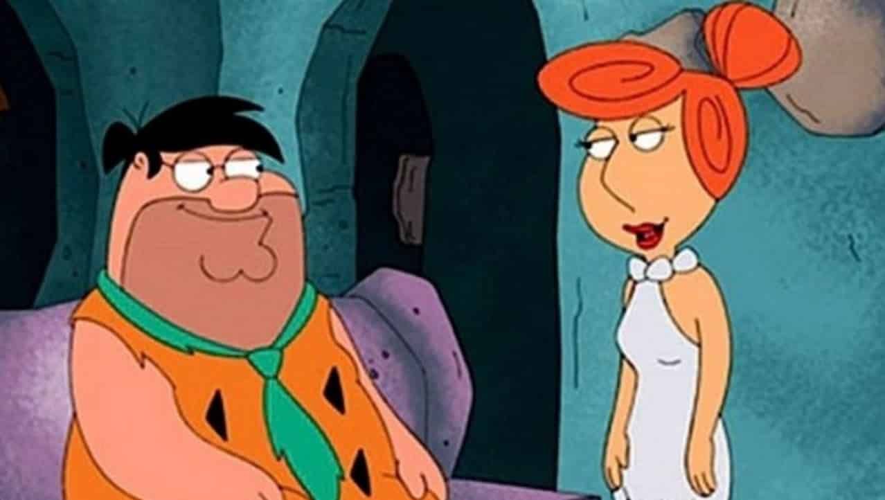 The Flintstones Drawn in The Animation Style of Family Guy