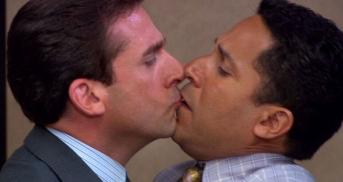 The Office kiss scene
