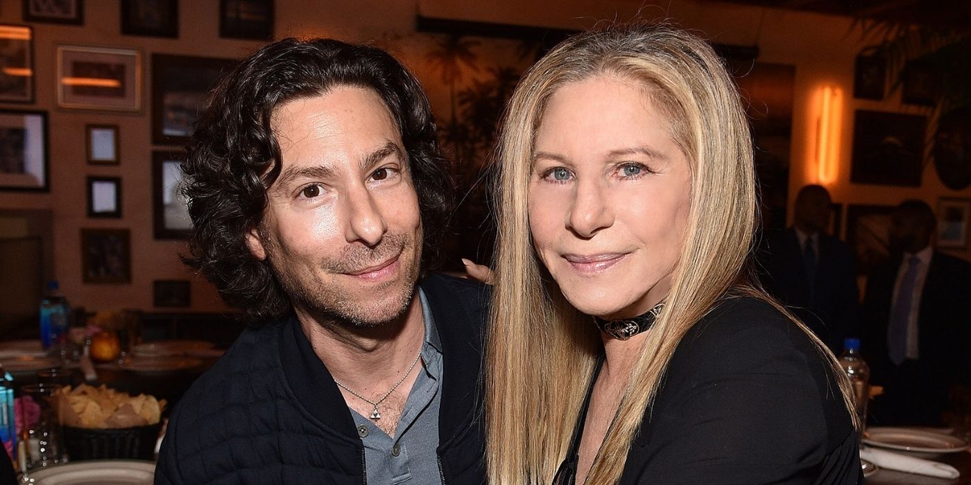 Jason Gould and his mom Barbra Streisand