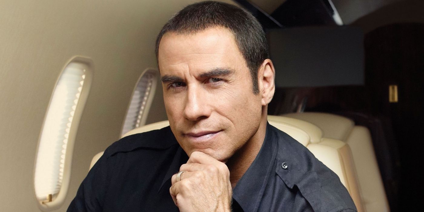 John Travolta interview on a plane