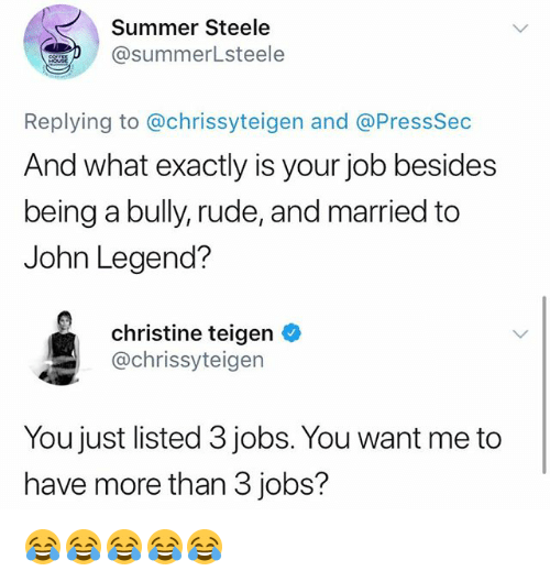 Chrissy Teigen twitter 